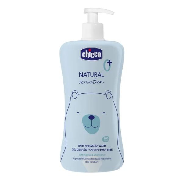 Chicco Natural Sensation Baby Detergente Corpo E Capelli 500 ml 0Mesi 
