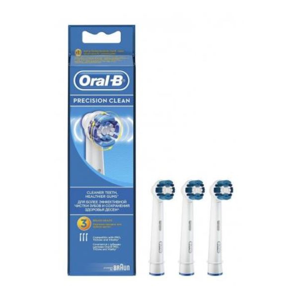 Oralb Pw Refill Precision Clean Testine di Ricambio 3 Pezzi