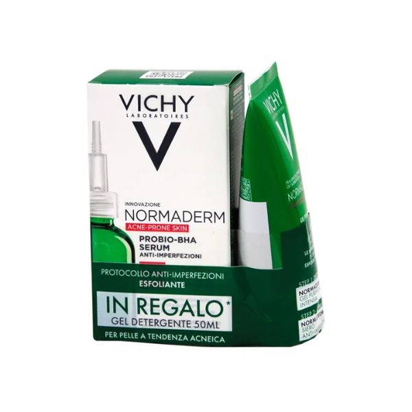 Vichy Normaderm Probio Bha Siero 30 ml + Gel Detergente 50 ml