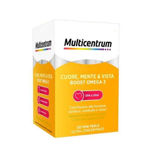 Multicentrum Cuore Mente E Vista Boost Omega3 120 Mini Perle