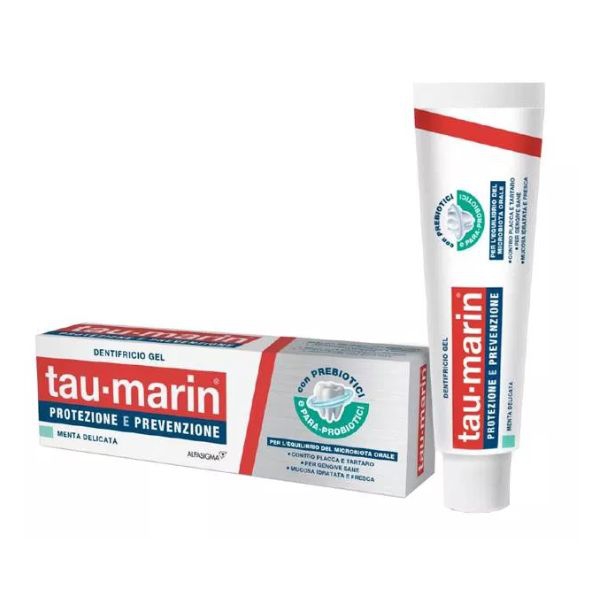 Tau Marin Dentifricio Menta Delicata con Prebiotici e Para probiotici 75 ml