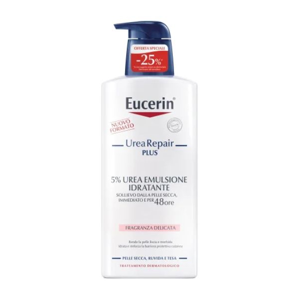 Eucerin UreaRepair Plus 5% Urea Emulsione Idratante Pelle Secca 400 ml