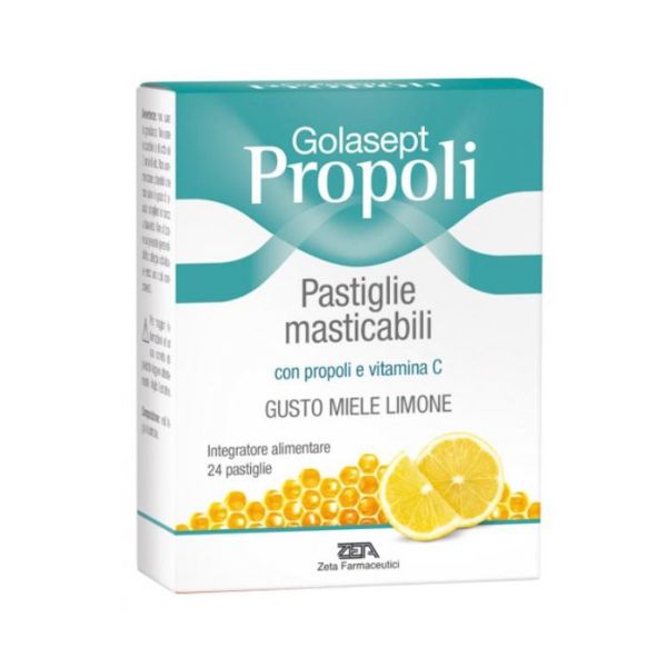 Golasept Propoli Miele-Limone 20 Pastiglie Masticabili
