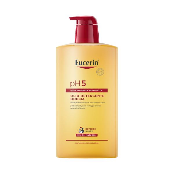 Eucerin pH5 Olio Detergente Doccia per Pelle Sensibile e Secca 1000 ml