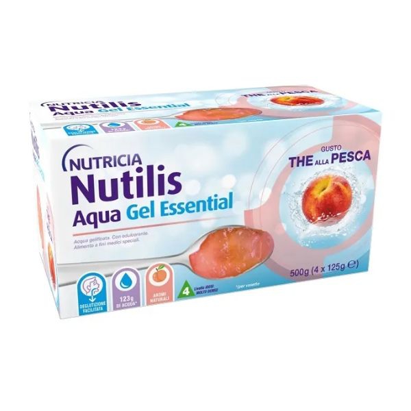 Nutricia Nutilis Aqua Essential Gel The Alla Pesca 4x125g