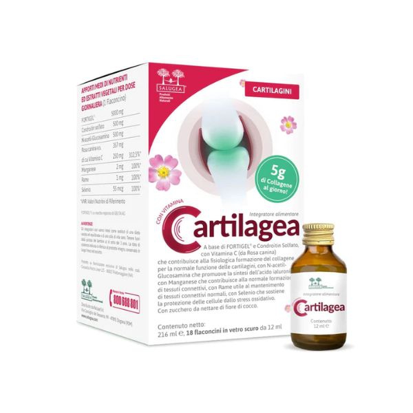 Salugea Cartilagea Integratore per le Cartilagini 18 flaconi
