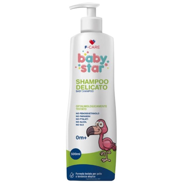 Babystar Shampoo Delicato Per Capelli Morbidi e Facilmente Pettinabili 500 ml