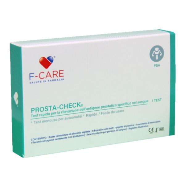 F-care Prosta-Check Test Monouso Rapido Di Autoanalisi Per Antigene Prostatico