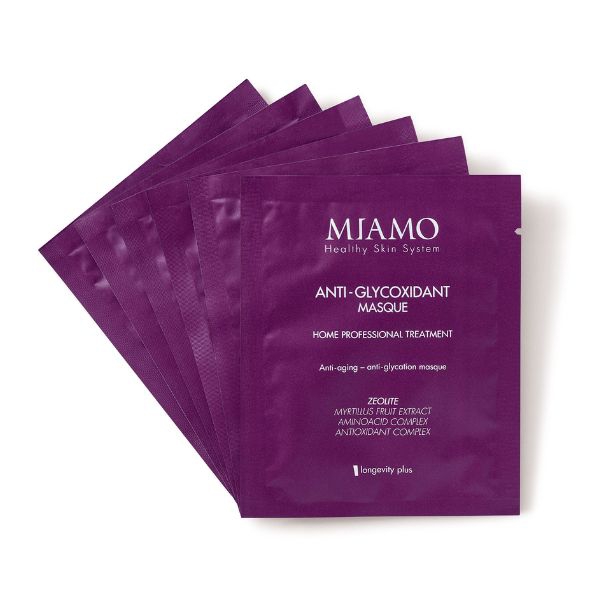 Miamo Anti Glycoxidant Maschera Viso Antiage 6 x 10 ml