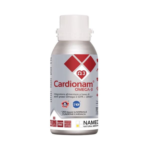 Named Cardionam Omega 3 Integratore per la Funzione Cardiaca 80 Capsule