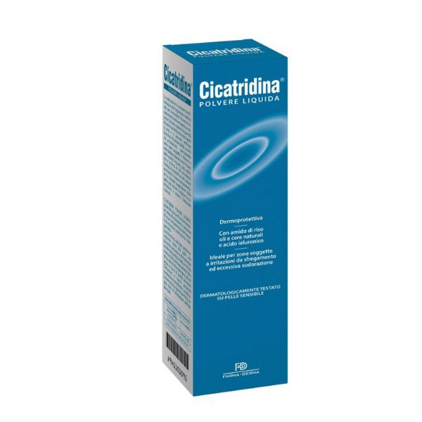 Farma-derma Cicatridina Polvere Liquida per Irritazioni e Arrossamenti 120 ml