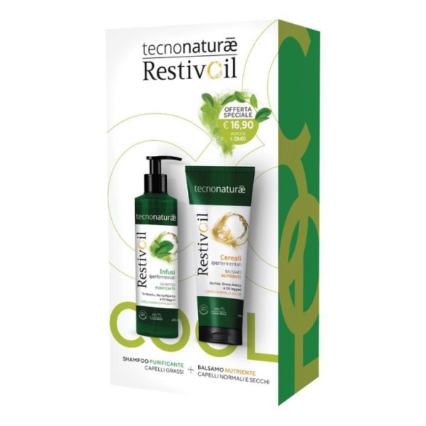 Restivoil Tecnonaturae Shampoo Purificante 250 ml + Balsamo Nutriente 200 ml