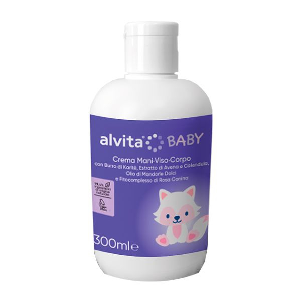 Alvita Baby Crema Viso-Corpo 300 ml