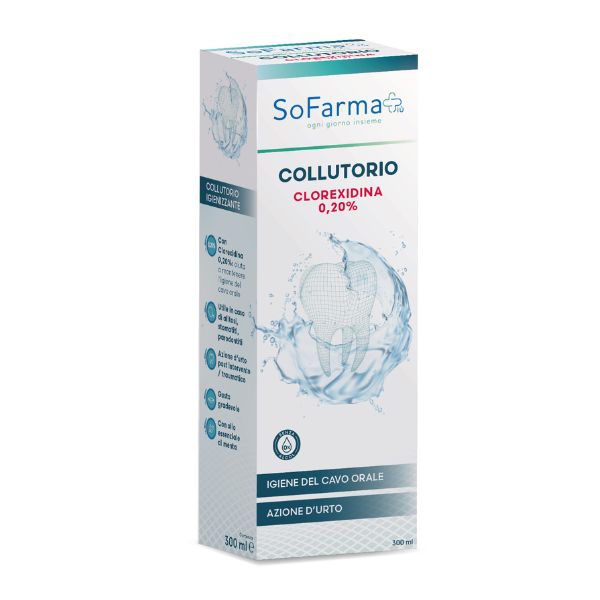 Sofarmapiu' Collutorio Clorexidina 0,20% 300ml