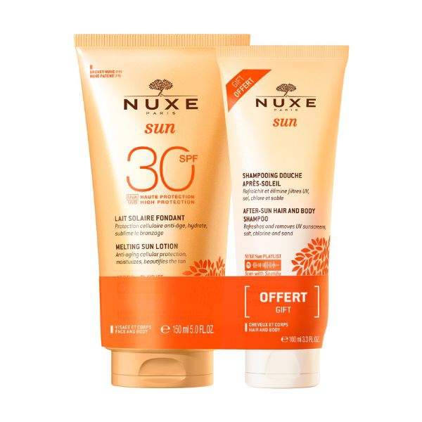 Nuxe Sun Latte Solare Spf30 150 ml + Shampoo Doccia Doposole 100 ml