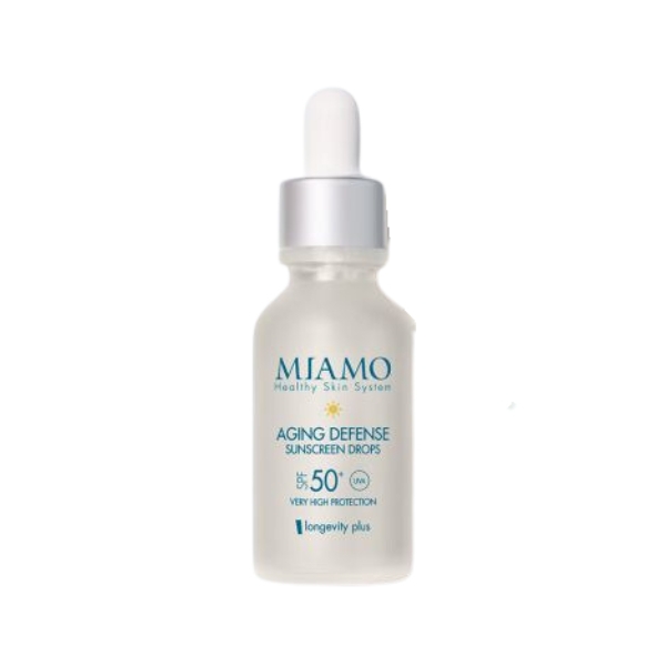 Miamo Longevity Plus Siero Anti Aging Defense Sunscreen Drops 30 ml Spf 50 