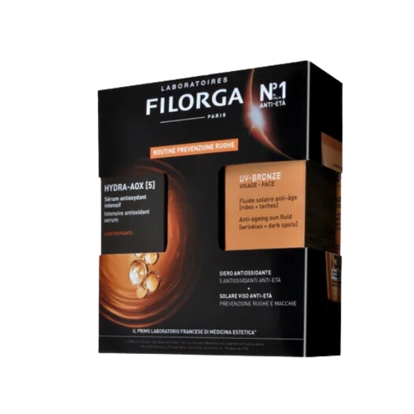 Filorga Cofanetto Duo Siero Hydra-AOX 30 ml + Protezione Solare Viso UV-BRONZE 50+ 40 ml
