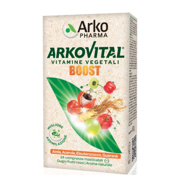 Arkovital Acerola Boost Integratore di Vitamine e Minerali 24 Compresse