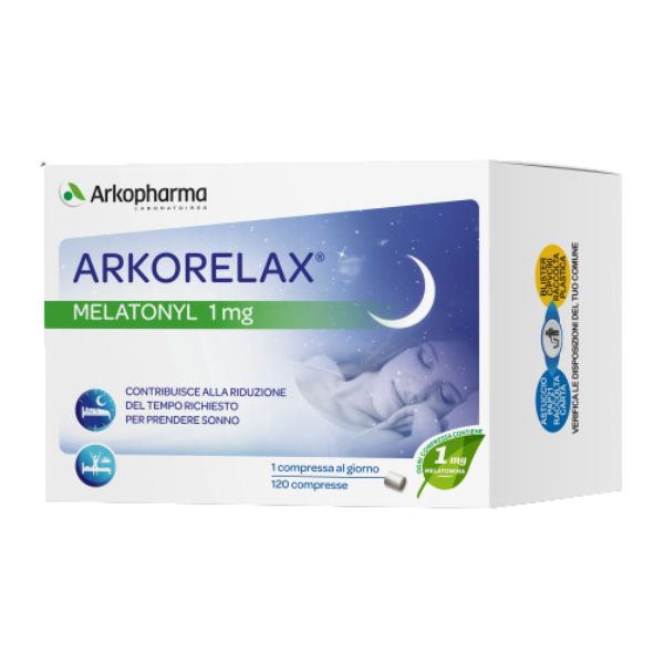 Arkorelax Melatonyl Integratore per il Sonno 120 Compresse