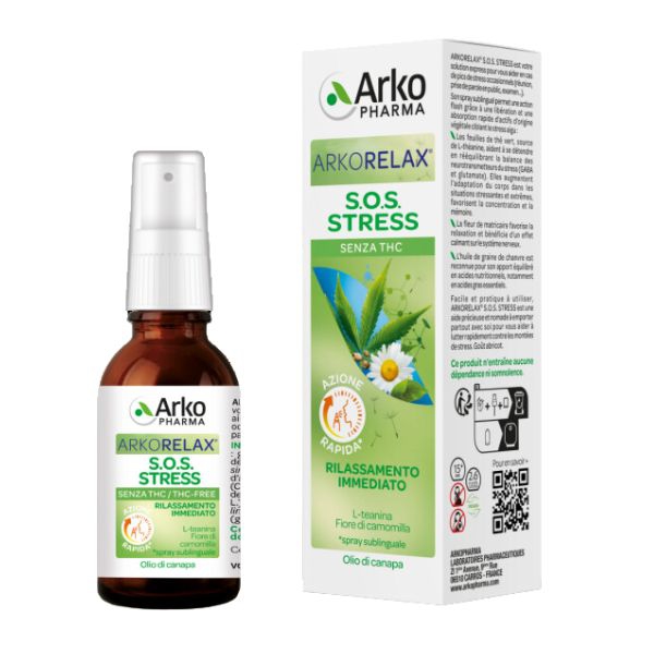 Arkorelax Sos Stress Integratore per il Rilassamento Immediato 15 ml