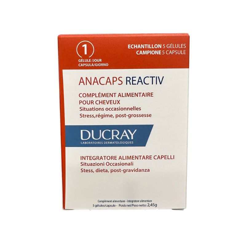 Ducray Anacaps Reactiv Integratore Fortificante 5 Capsule