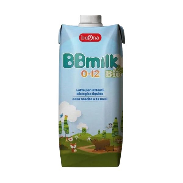 BBMilk 0-12 Latte Biologico Liquido Per Lattanti Dalla Nascita a 12 Mesi 500 ml