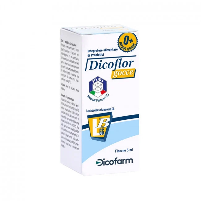 Dicofarm Dicoflor Gocce Probiotico Integratore di Probiotici 5 ml