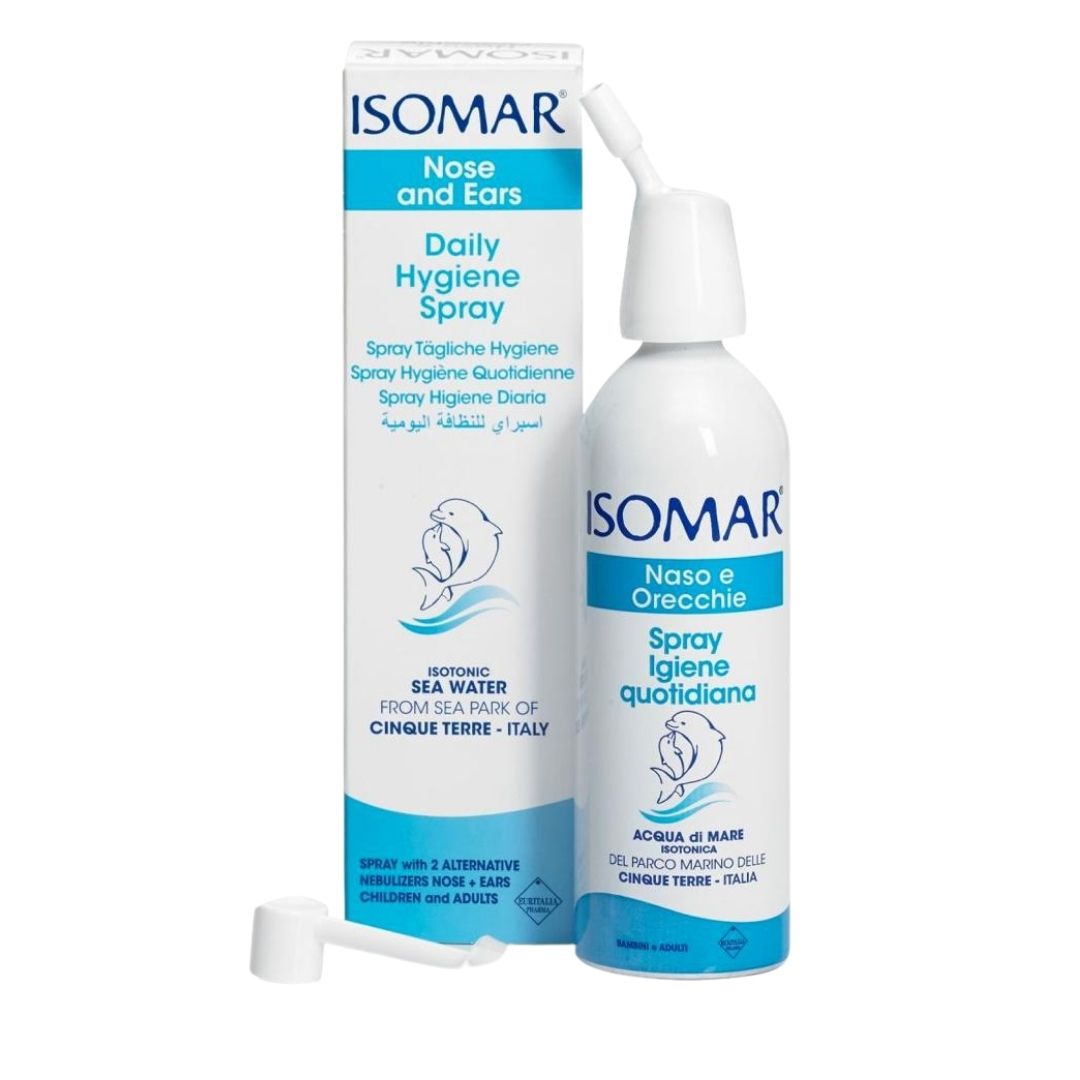 Isomar Naso e Orecchie Spray Igiene Quotidiana Acqua di Mare Isotonica 100 ml