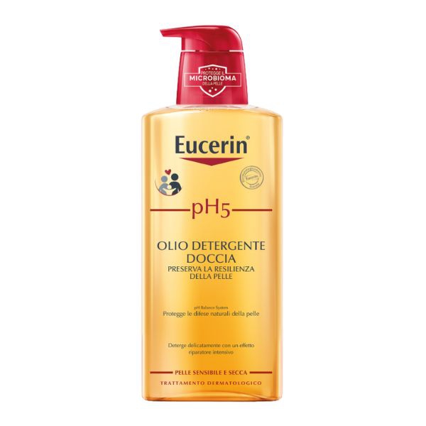 Eucerin pH5 Olio Detergente Doccia Delicato Lenitivo Pelle Sensibile 400 ml