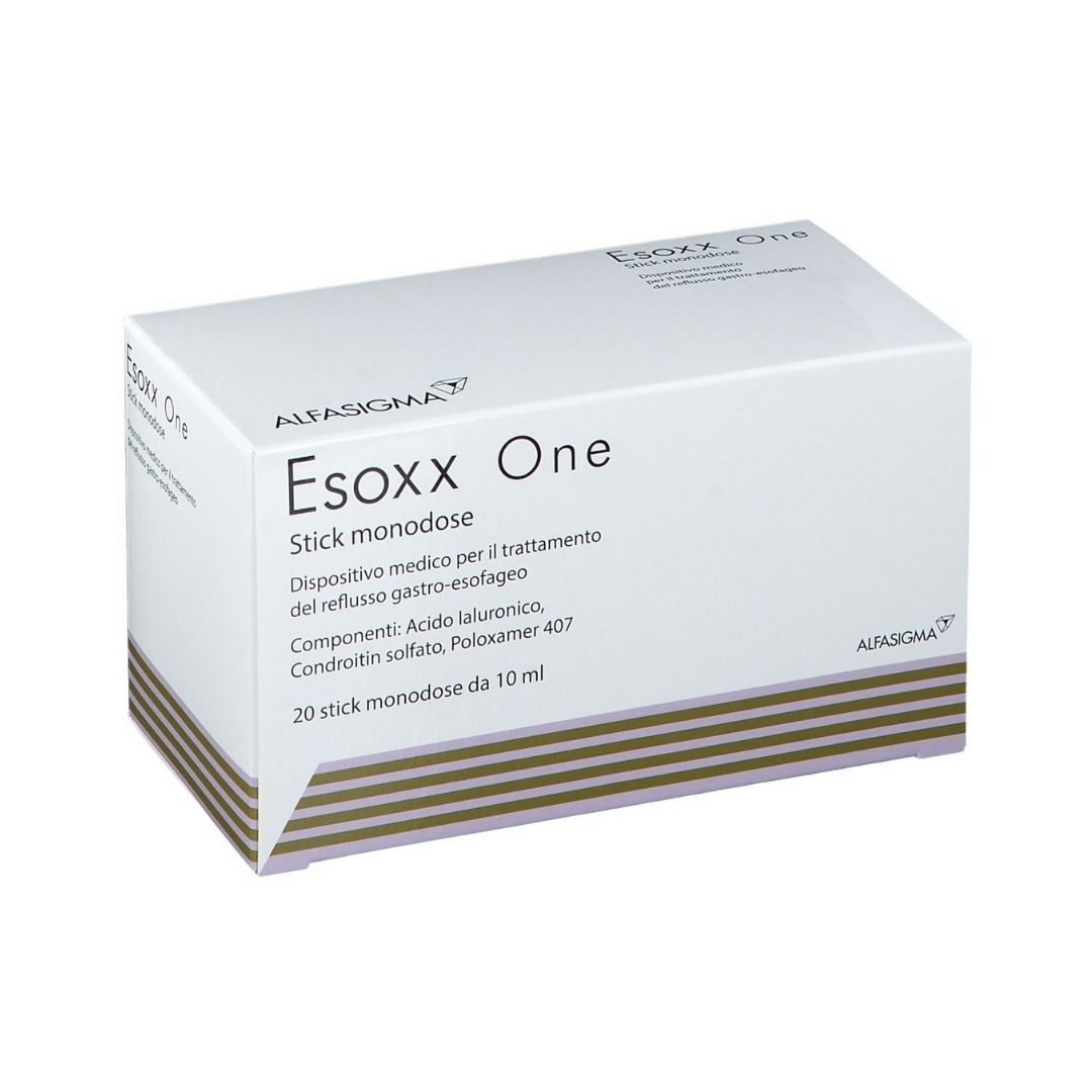 Alfasigma Esoxx One Integratore per il Reflusso Gastro-Esofageo 20Stick Monodose