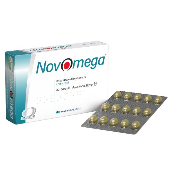 NovOmega Integratore Di Omega 3 Per Colesterolo E Trigliceridi 30 Capsule