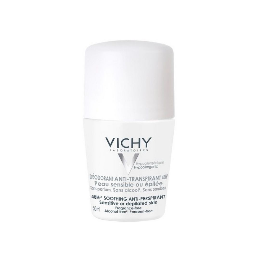 Vichy Deodorante Anti-traspirante 48h Ipoallergenico per Pelli Sensibili 50 ml