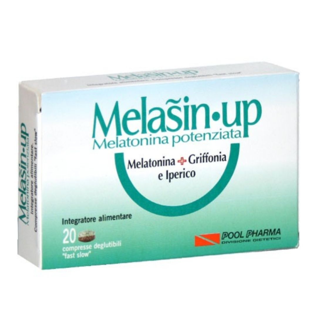 Melasin UP 1 mg Integratore a base di Melatonina 20 Compresse