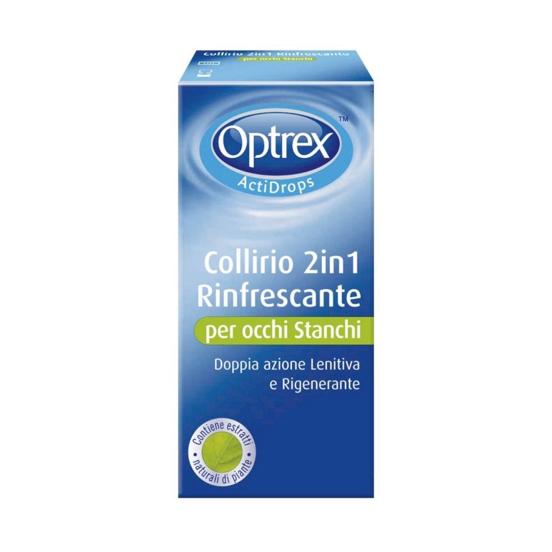 Optrex Actidrops 2 in 1 Collirio Rinfrescante e Lenitivo per Occhi Stanchi 10 ml