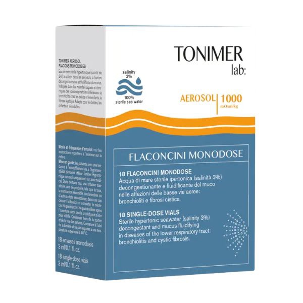 Tonimer Lab Aerosol 18 Flaconcini Monodose da 3 ml