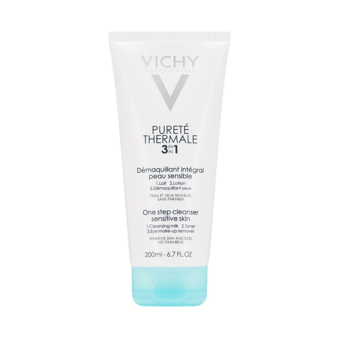 Vichy Purete Thermale 3 in 1 Struccante Integrale per Pelle Sensibile 200 ml