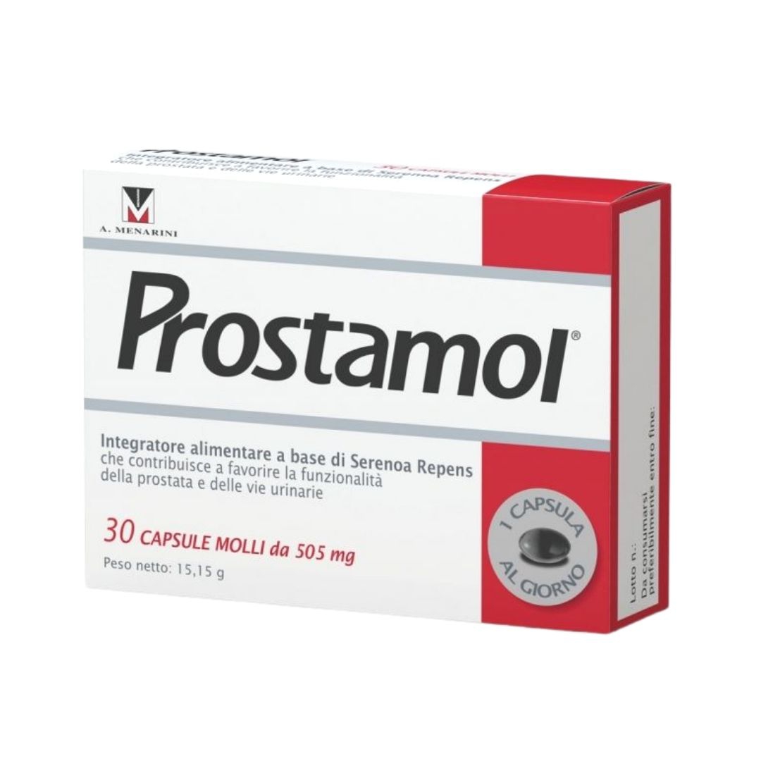 Menarini Prostamol Integratore per la Prostata e le Vie Urinarie 30Capsule Molli