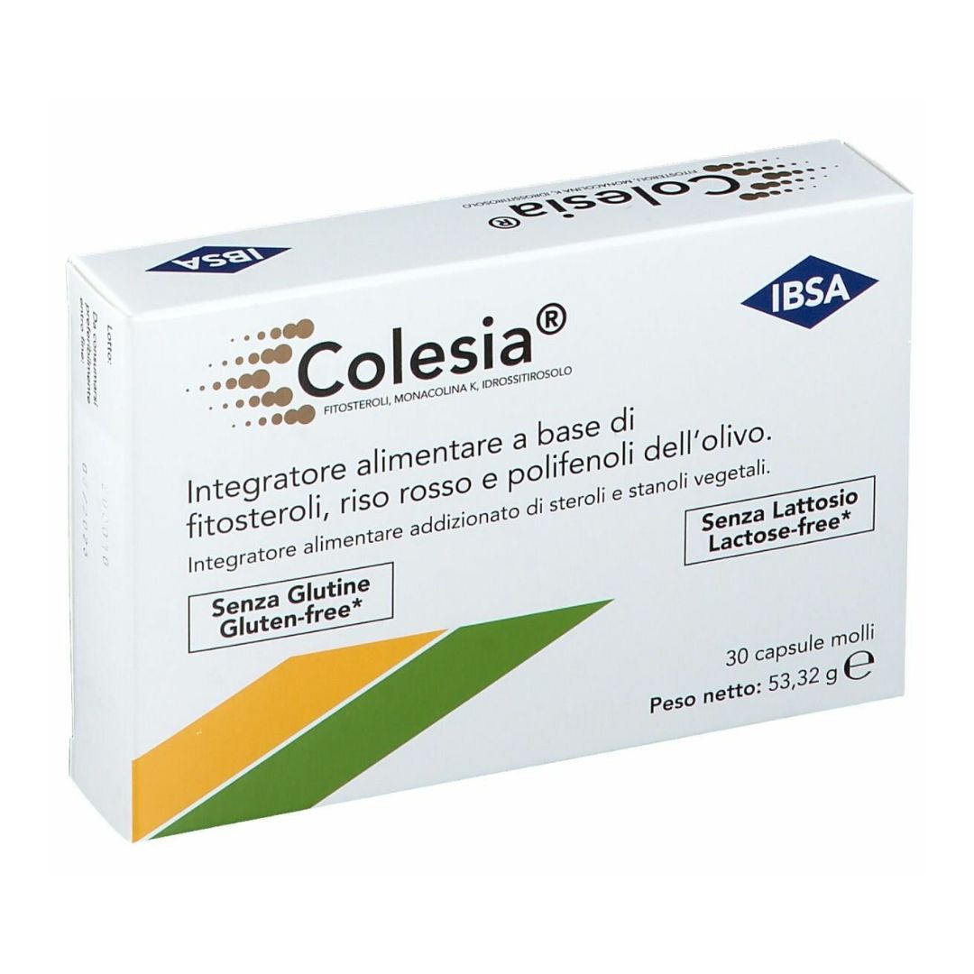 Colesia Integratore per il Controllo del Colesterolo 30 Capsule Molli