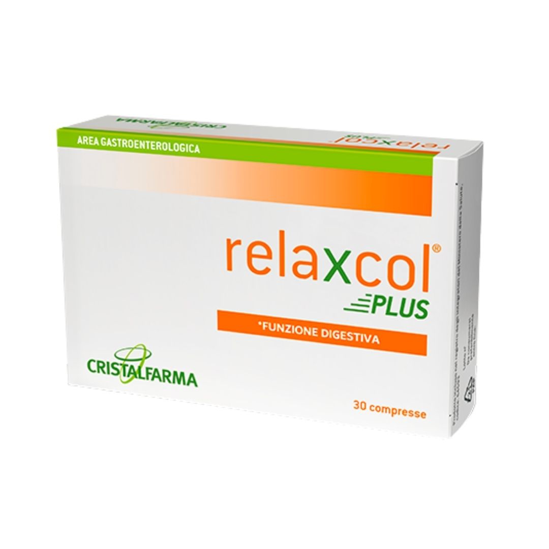 Cristalfarma Relaxcol Plus Integratore con Funzione Digestiva 30 Compresse