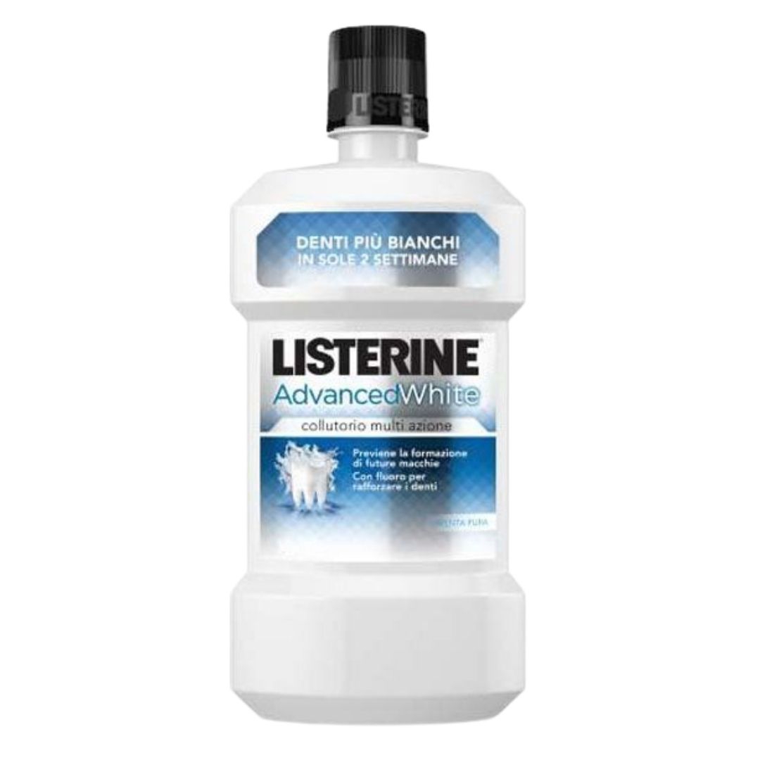 Listerine Advanced White Collutorio Multiazione Denti Più Bianchi 250 ml