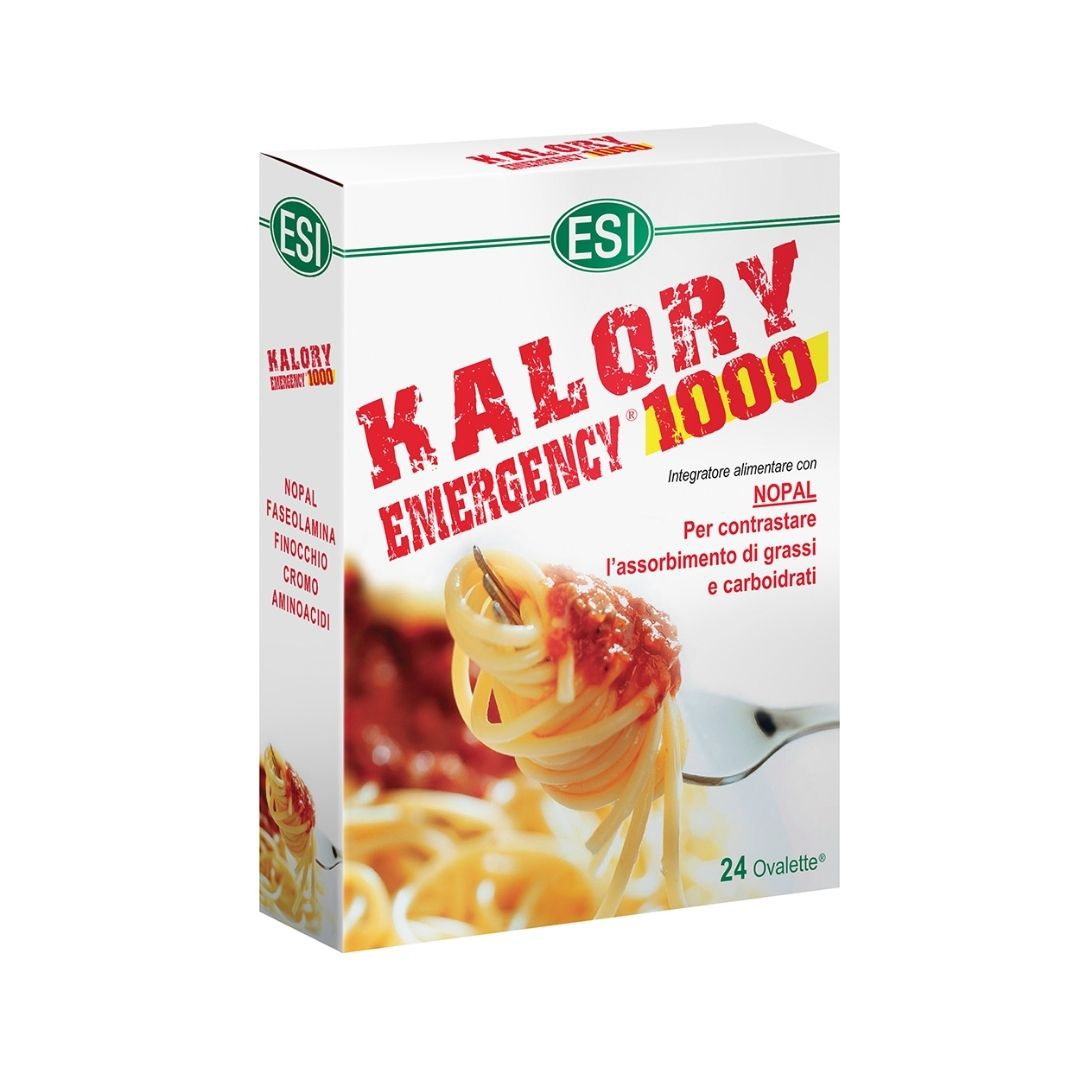 Esi Kalory Emergency 1000 Integratore Alimentare Riduzione Calorie 24 Ovalette