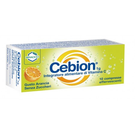 Cebion Integratore Difese Immunitarie Vitamina C Senza Zucchero 10 Compresse