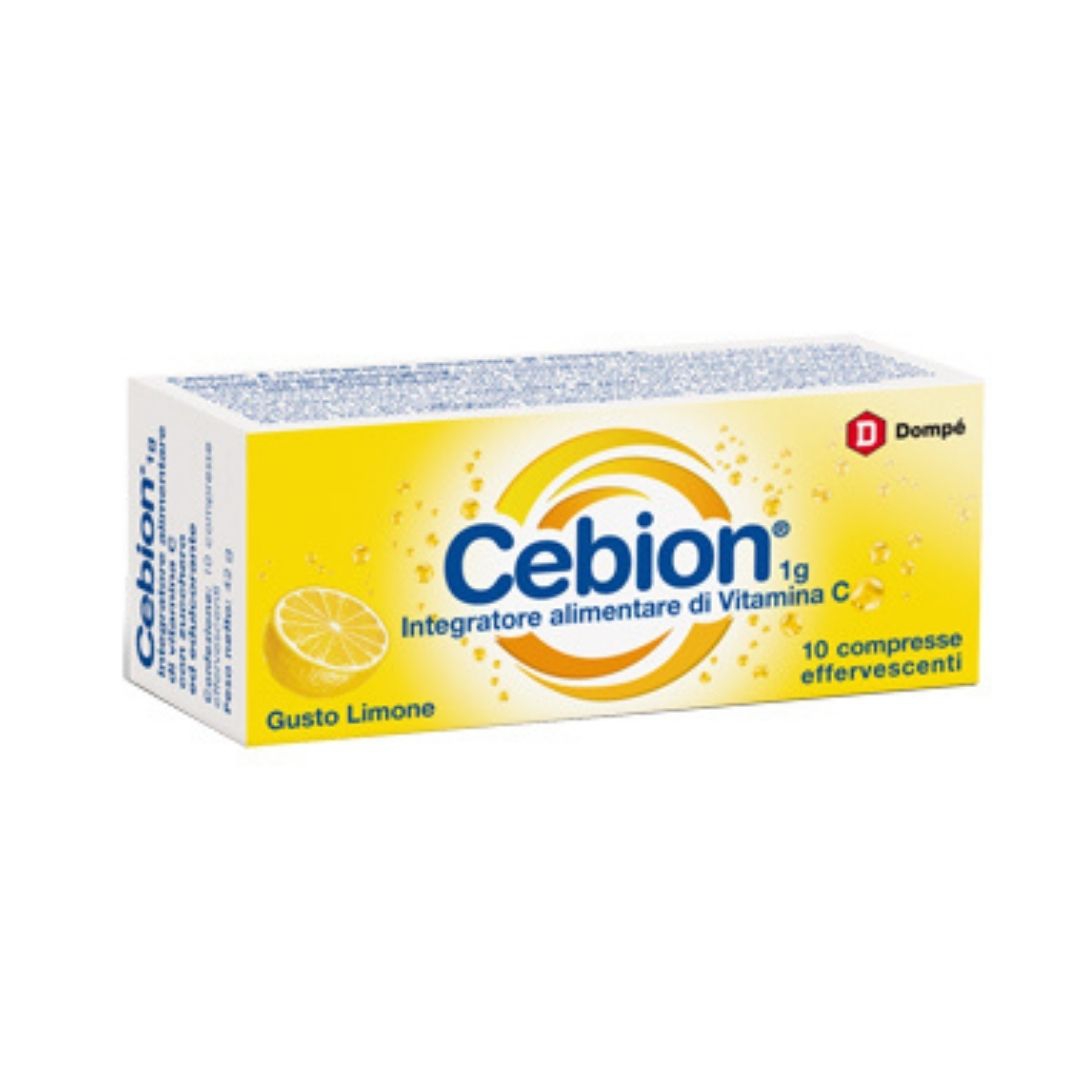 Cebion Integratore per le Difese Immunitarie Vitamina C Limone 10 Compresse