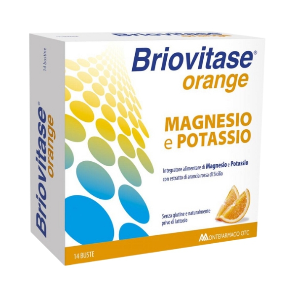 Briovitase Linea Sali Minerali Orange Magnesio Potassio Integratore 14 Buste