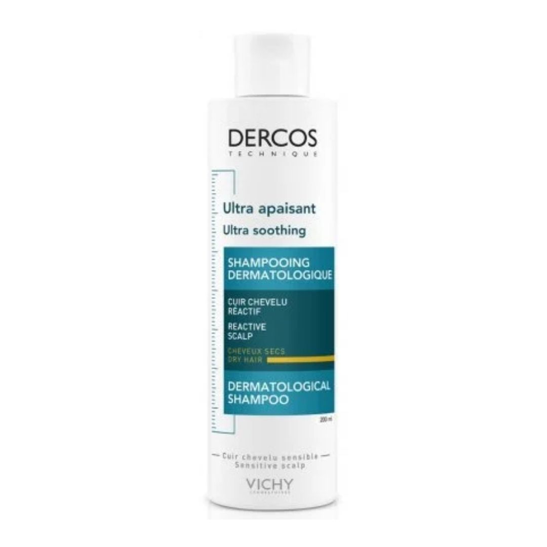 Vichy Dercos Ultra-Lenitivo Shampoo Anti-Prurito Cuoio Secco Reattivo 200 ml