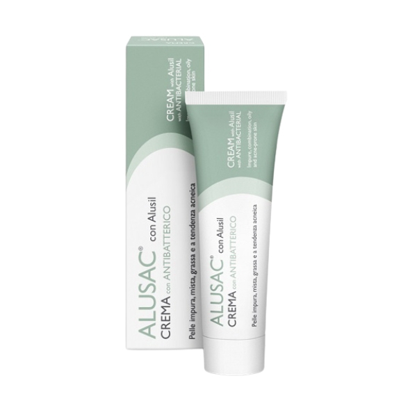 Skinius Alusac Crema antibatterica contro le impurità viso e corpo 30 ml