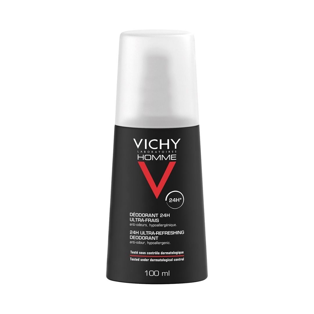 Vichy Homme Deodorante 24h Ultra Fresco Uomo Vapo 100 ml
