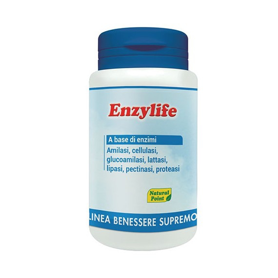 Natural Point Linea Digestione Sana Enzylife Integratore Alimentare 120 Capsule