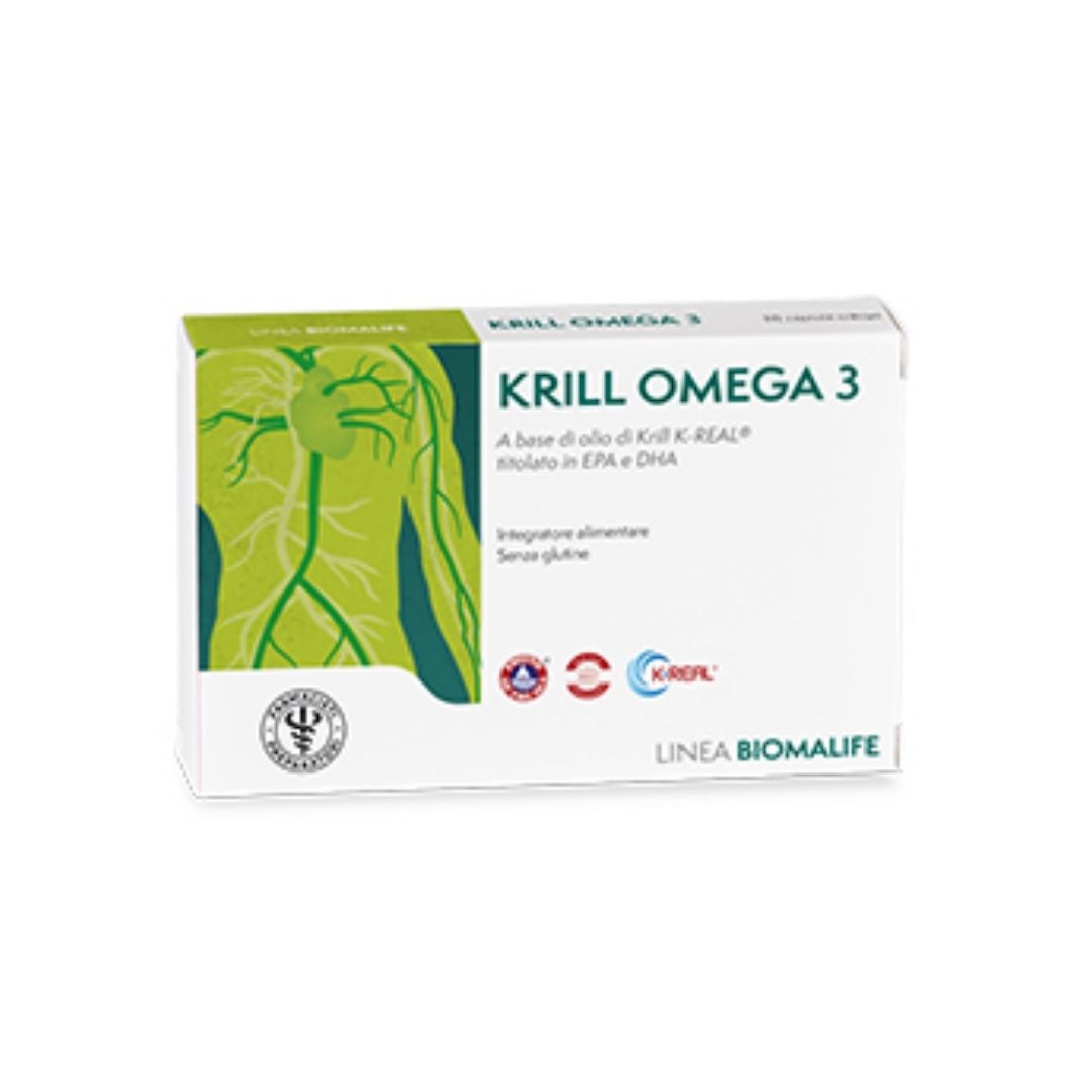 Unifarco Krill Omega 3 Integratore Alimentare per il Colesterolo 20 Capsule