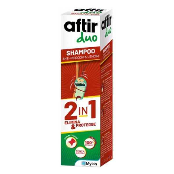 Aftir Duo Shampoo Pidocchi e Lendini Doppia Azione 100 ml